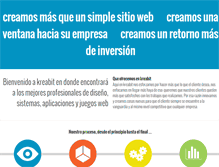 Tablet Screenshot of kreabit.com